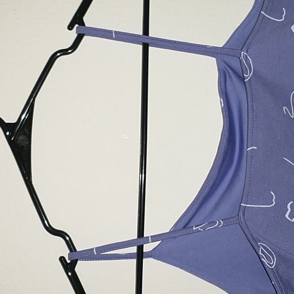 Abstract Face Print Bodysuit_Asymetrical Neck - Picture 6 of 11